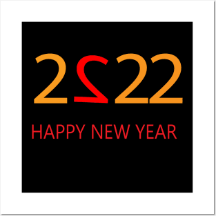 2022 HAPPY NEW YEAR Posters and Art